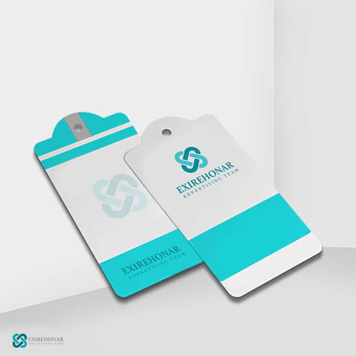 اتیکت آویز گلاسه یووی