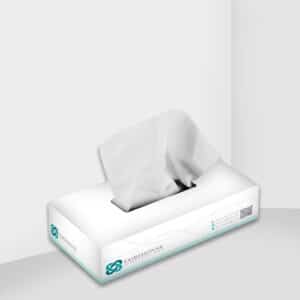 چاپ جعبه دستمال کاغذی رومیزی 100 برگ