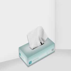 چاپ جعبه دستمال کاغذی ماشینی 100 برگ