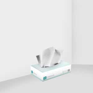 چاپ جعبه دستمال کاغذی رومیزی 50 برگ 