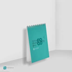 چاپ دفترچه یادداشت عمودی