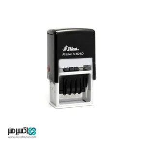 مهر ژلاتینی مستطیل تاریخ دار Shiny S-826D